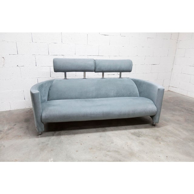 Negresco Sofa in Moiré Velvet by Bernard Massot for Neology France, 2000 For Sale - Image 15 of 18