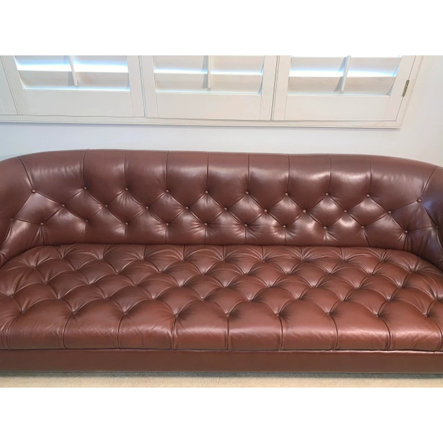 Leather Chesterfield Sofa Chair by Helikon Chairish