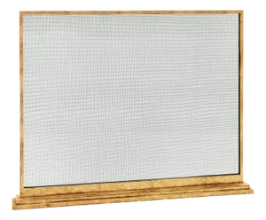 Brilliant Gold August Fireplace Screen Iron