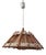 Scandinavian Wood and Rope Pendant Light, 1990s For Sale