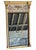 Glass Large Antique Overmantle Wall Pier Mirror in Gilt and White Frame, 1800s For Sale - Image 7 of 7