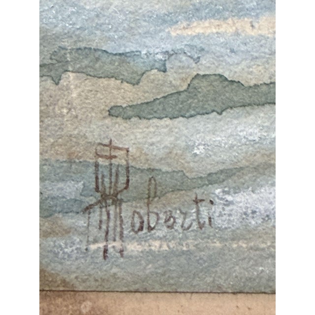 Aurelio Roberti, Acuarela, 1800s, Watercolor For Sale - Image 4 of 8