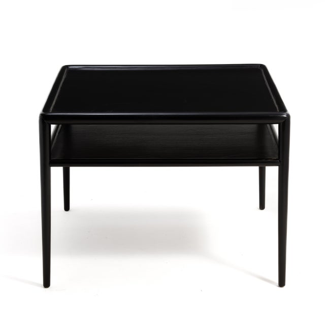 T.H. Robsjohn Gibbings Widdicomb Square Side End Tables 1950s a Pair For Sale - Image 9 of 18