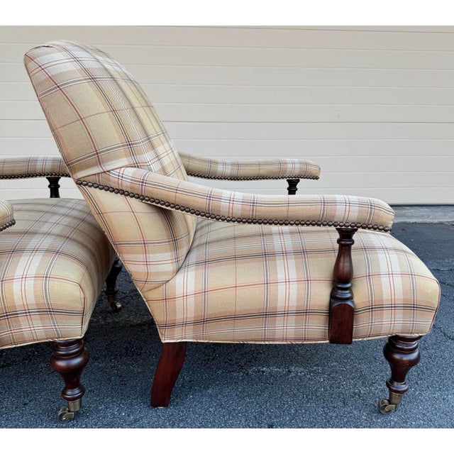 George Smith Edwardian Style Chairs For Sale In New York - Image 6 of 9