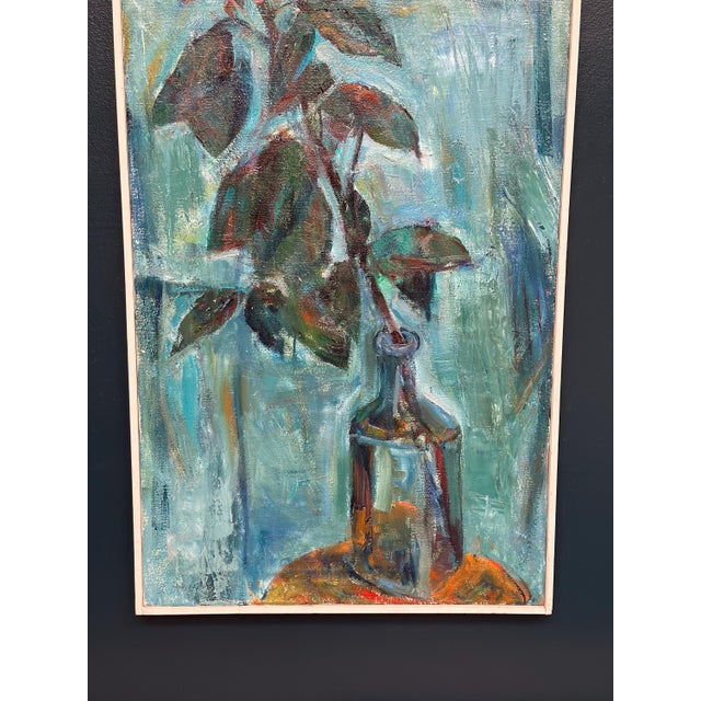 Ernst Baumann, Rose, 1960s, Oil on Canvas, Framed For Sale - Image 14 of 18