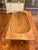 Farmhouse Antique Hand-Carved Primitive Wooden Dough Bowl With Early Wire Repairs – 42” For Sale - Image 3 of 8