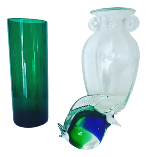 Tris Murano Design Objects, Set of 3