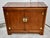 Thomasville Cherry Wood Server Vintage Asian Influenced Flip Top Brass For Sale - Image 10 of 13
