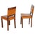 Set of Art Deco Walnut & Leather Side Chairs, 1920s For Sale - Image 4 of 9