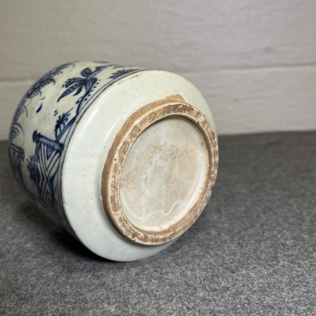 White Antique Chinese Blue & White Porcelain Censer For Sale - Image 8 of 8