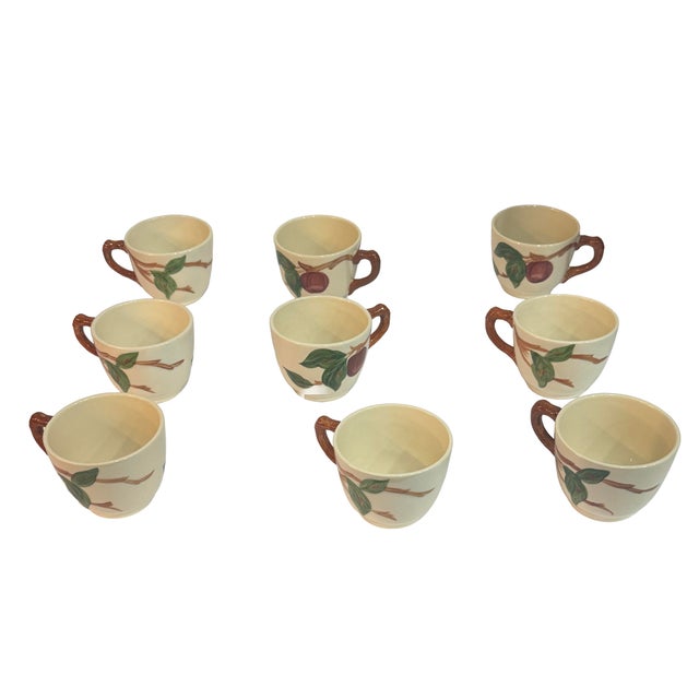 Cream Vintage Franciscan Apple California Pottery Dinnerware Collection – 21 Pieces For Sale - Image 8 of 14