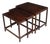 Danish Modern Brazilian Rosewood Nesting Tables, Set of 3 For Sale