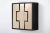 Mid-Century Modern Contemporary Jen Dallas Puzzle Collection-Plus Sconce For Sale - Image 3 of 3
