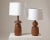 Contemporary Lathe Turned Walnut Table Lamp by Michael Rozell For Sale - Image 3 of 5