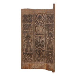 Beautifully Carved Igbo Cosmogram Door For Sale