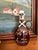 Brown Skull and Bones Poison Rum Bottle Decanter Mid Century For Sale - Image 8 of 12