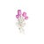 Agl Certified No Heat Ceylon Pink Sapphire and Diamond Platinum Floral Brooch For Sale In Miami - Image 6 of 8