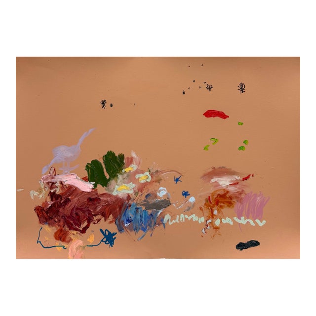 Ak Hardeman - Original Painting on Heavyweight Paper - I Will Tell You the Story When I Know the Ending No. 2 For Sale