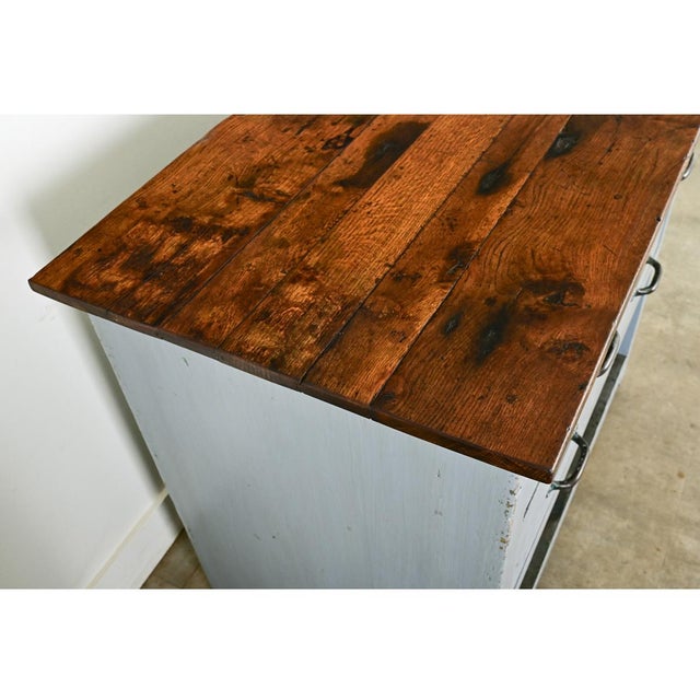 English 19th Century Painted Work Table With Drawers For Sale - Image 4 of 12