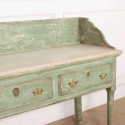 Georgian Style Painted Dresser Base For Sale - Image 10 of 14