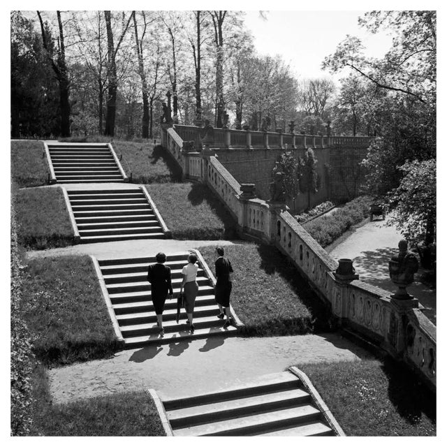 Three Women in the Public Garden, 1930, Photographic Print For Sale