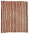 Textile Mid 20th Century Striped Vintage Turkish Kilim Rug For Sale - Image 7 of 7
