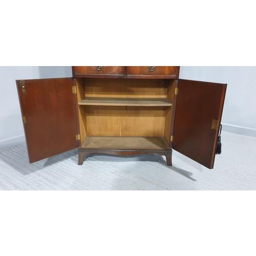 Vintage Mahogany Bookcase For Sale - Image 10 of 11