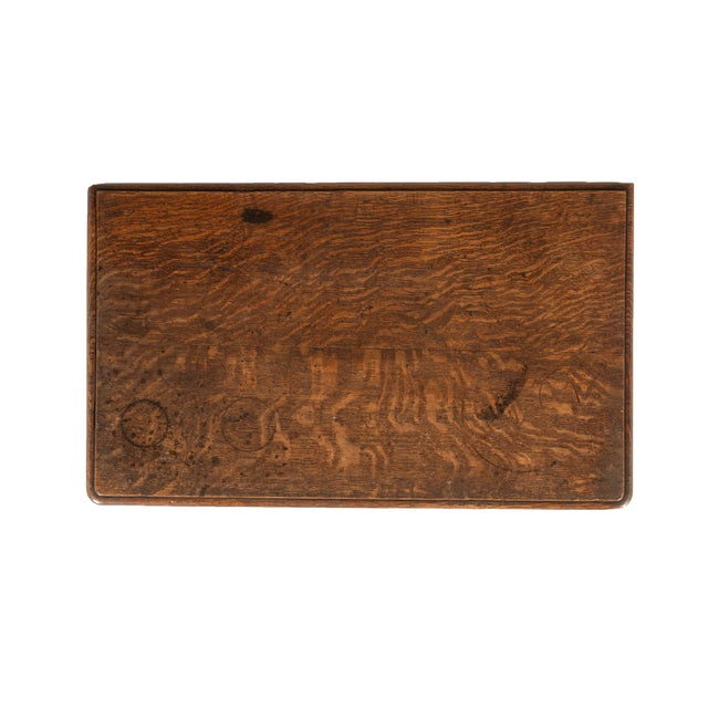 18th Century English Oak Lowboy For Sale - Image 9 of 10