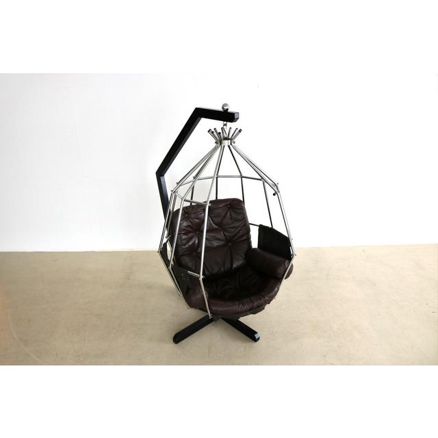 Black Parrot Chair by Ib Arberg, 1970s For Sale - Image 8 of 18