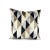 This pillow has black, gray, brown, and cream-cut velvet in a modern geometric diamond pattern. The velvet is super soft...