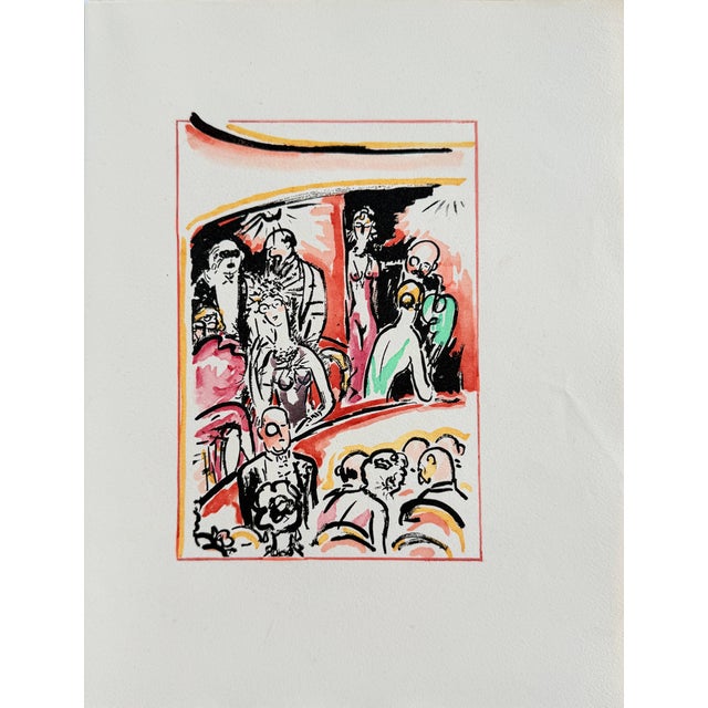 Kees Van Dongen, La Garçonne, 1925, Lithograph Pochoir on Arches Paper For Sale