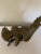 Vintage Mid-Century Solid Brass Eagle on Branch Sculpture For Sale In New York - Image 6 of 12