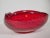 Red Murano Glass Bowl by Carlo scarpa for Venini, 1960s For Sale - Image 8 of 12