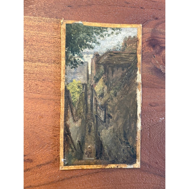 Adolphe-Félix Cals (French, 1810–1880) "Une Rue À Honfleur" C. 1870 For Sale - Image 12 of 12