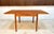 Danish Extendable Square Teak Dining Table with Curved Edges by Poul Hundevad for Hundevad & Co., 1960s For Sale - Image 17 of 17