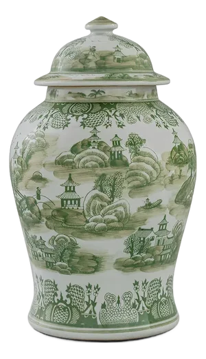 Green Willow Medium Jar