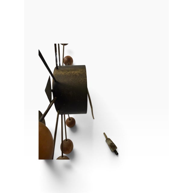 Wood Original 1950s George Nelson for Howard Miller "Chronopak" Ball Clock - Model 4755 For Sale - Image 7 of 7