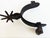 Black Antique Charro Cowboy Spur, Single For Sale - Image 8 of 9