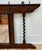 Wood Antique English Oak Hall Tree Mirror With Barley Twist Hooks C 1900 For Sale - Image 7 of 7