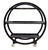 Black Art Deco Circular Three-Tiered Drinks Cart of Ebonized Wood From Italy For Sale - Image 8 of 8