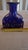 Murano Style Cobalt Blue Glass Vase With Gold Flecks – Mid Century Modern Decorative Accent For Sale In Sacramento - Image 6 of 11