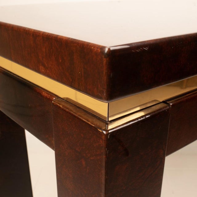 Parchment Console by Aldo Tura, 1960s For Sale - Image 3 of 18
