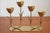 Gold Four-Armed Brass Candleholder by Gunnar Ander for Ystad Metall, Sweden, 1960s For Sale - Image 8 of 8