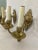 Early 20th Century Neoclassical French Empire Bronze 2 Arm Electrified Wax Candle Wall Sconces - a Pair For Sale - Image 10 of 13