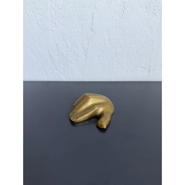 Modern Pietrina Checcacci Brazilian Modern Bronze Hand Sculpture and Bottle Opener For Sale - Image 3 of 11