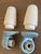 Model 6067 Sconces in Ceramic by Wilhelm Wagenfeld for Lindner, 1958, Set of 2 For Sale - Image 6 of 15