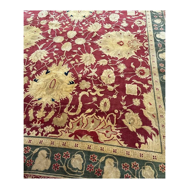 Handwoven Oushak Style Area Rug 8x10 For Sale In Dallas - Image 6 of 10