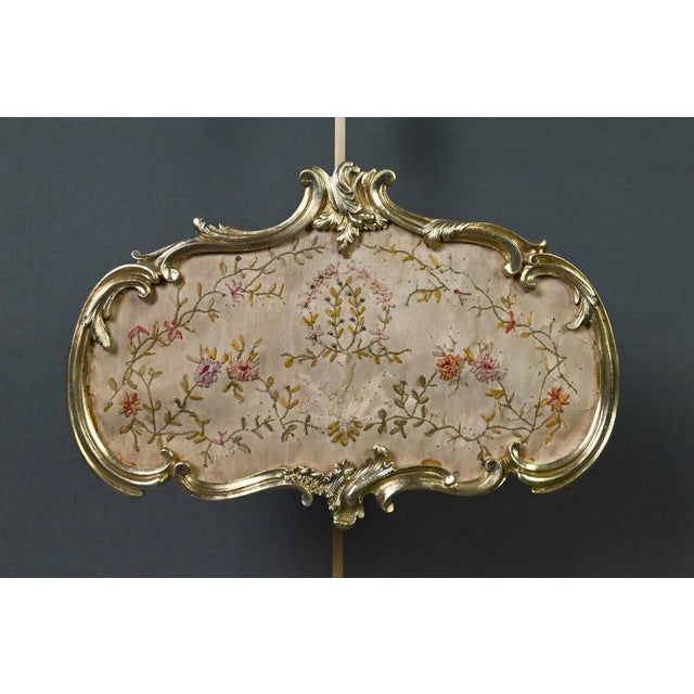 Metal Antique Louis XV Chandelier in Gilt Bronze, 1850s For Sale - Image 7 of 18