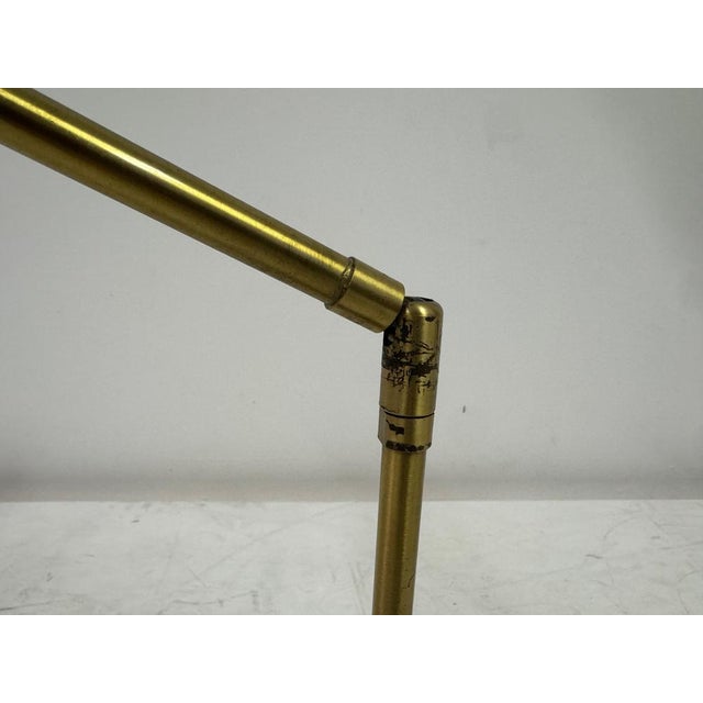 Adjustable Brass and Metal Desk Lamp by Omi for Koch & Lowy, 1970s For Sale - Image 4 of 18