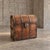 Antique Military Campaign Brass Bound Wooden Wine Bottle Chest For Sale - Image 3 of 6
